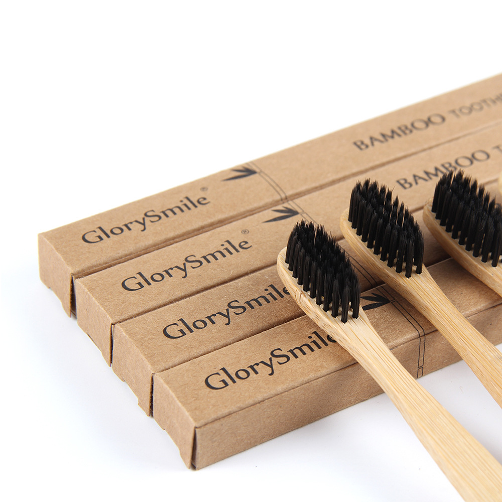 Bamboo Toothbrush Set - 1/4 Adet Bambu Diş Fırçaları -